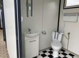 4x2M SANITÄRCONTAINER DOPPEL-WC MIT DUSCHE