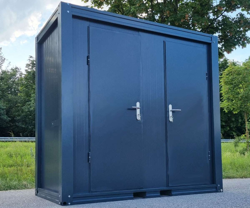 Sanitärcontainer mit Dusche, WC und Urinal